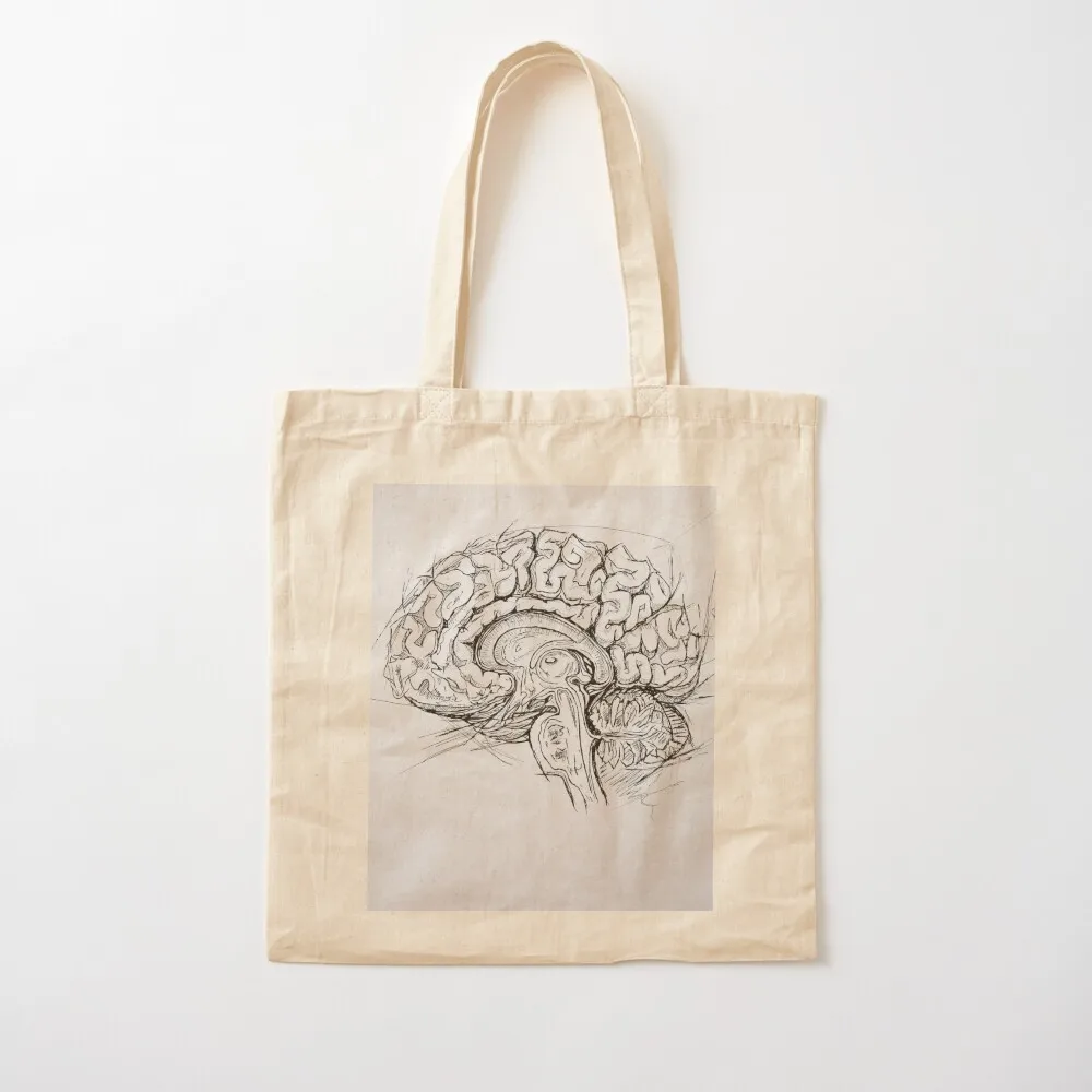 Brain Tote Bag Canvas shoulder bag woman shopping bag shopper bags Canvas Tote