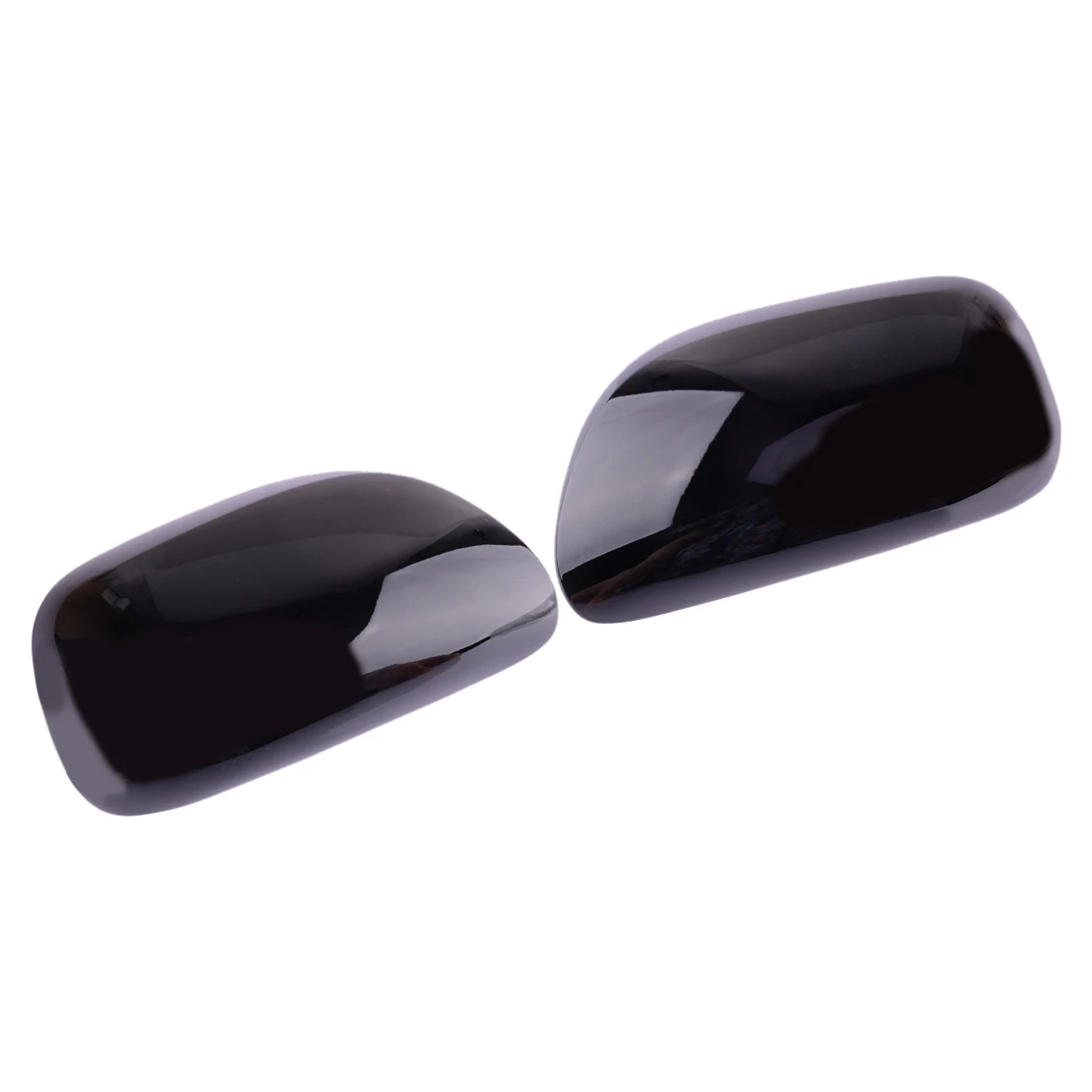 

1 Pair Car Rearview Mirror Covers Trims Without Turn Signal Light Hole Black ABS Fit For Toyota Camry 2007 2008 2009 2010 2011