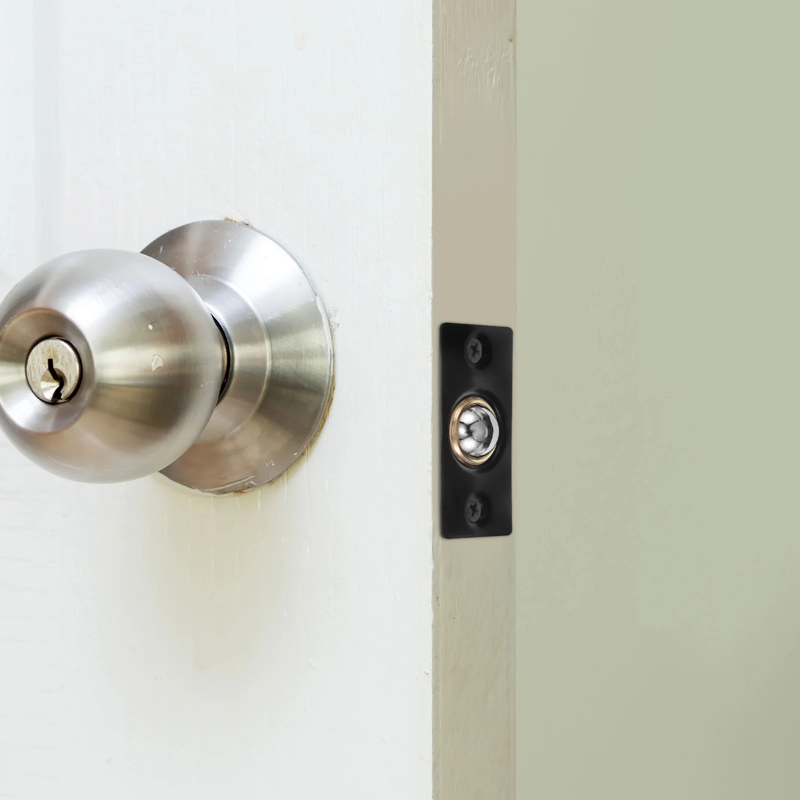 

4pcs Adjustable Stainless Steel Copper Door Ball Catch Latch Hidden Spring For Smooth Alignment Cabinet Tension Latch Hardware