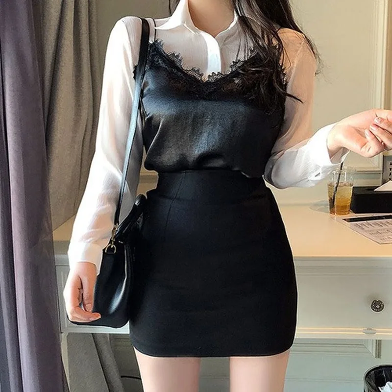 

Black Sexy Mini Skirts Summer Women Y2k Solid Colors High Waist Vintage Skirt 2024 Spring New Fashion Indie Streetwear Goth Punk