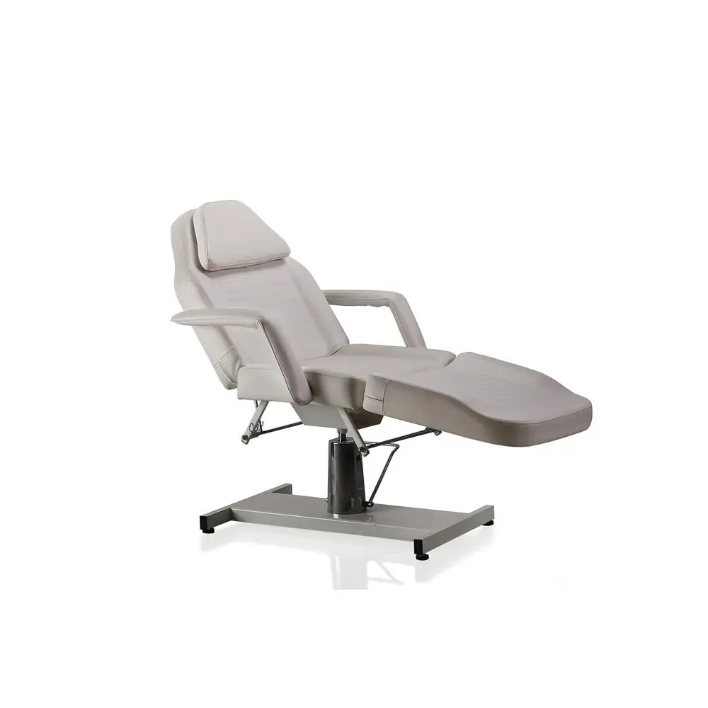 

Белый мягкий салонный стул для ухода за лицом и массажем