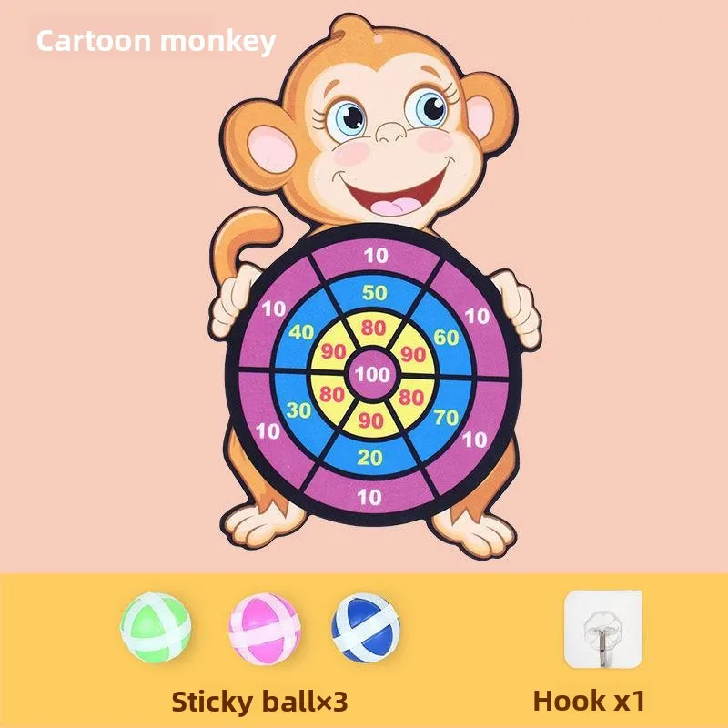 Gry edukacyjne Tarcza do rzutek Zabawka dla niemowląt Lepka piłka do rzutek Sporty halowe Gry Montessori dla dzieci w wieku od 3 do 7 lat