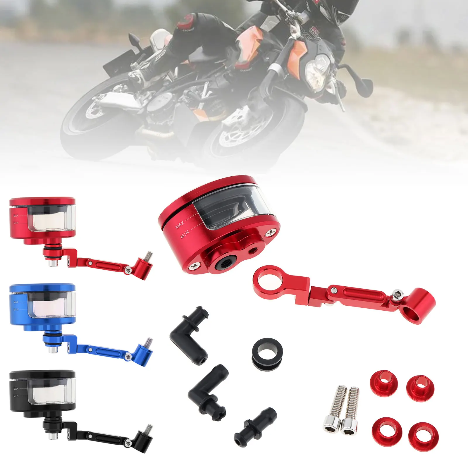 Motorcycle Motorbike Brake Clutch Tank Cylinder Fluid Oil Reservoir Cup For Suzuki-GSXR 600 750 1000 K2 K3 K4 K5 K6 K7 K8 K9