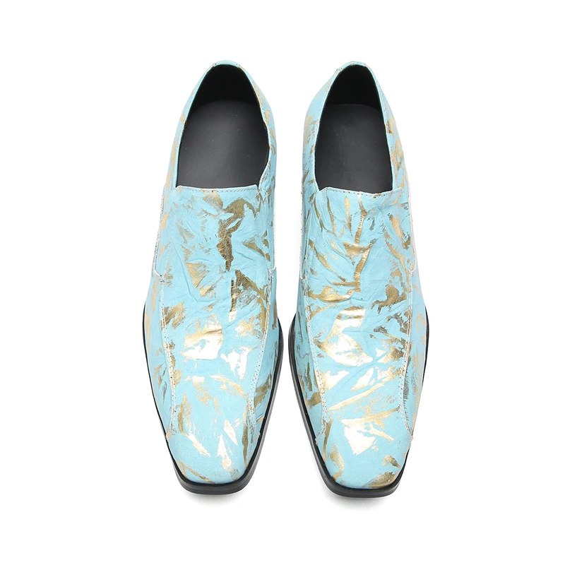 Herren-Slipper im italienischen Stil mit Krokodilmuster, hoher Absatzhöhe, aus echtem Leder, luxuriöse, formelle Schuhe für Geschäftstermine und festliche Anlässe. – Detail 23