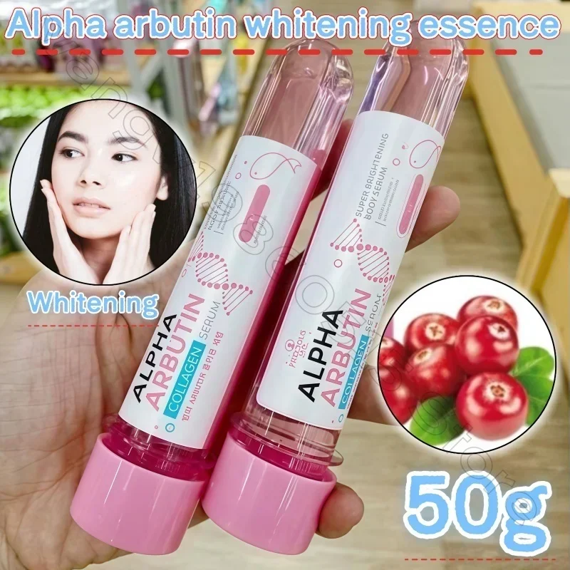Alpha Arbutin Collagen Essence Effectively Brightens Skin Tone and Improves Dryness and Deep Hydration Facial Care Essence