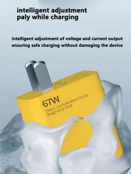 Originální 67W 6A USB super rychlý nabíjecí adaptér pro Xiaomi Mi 12 11 Type-C kabel pro POCO X5 X4 Pro Redmi Note 10 11 Charge 8 nejlepší prodej Nabíječka pro Redmi Note 10 Pro - №6