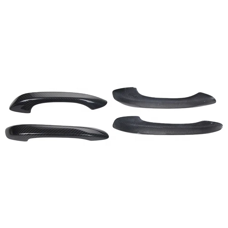 

Exterior Accessories Real Carbon Fiber Door Handle Cover Trim For Porsche Macan