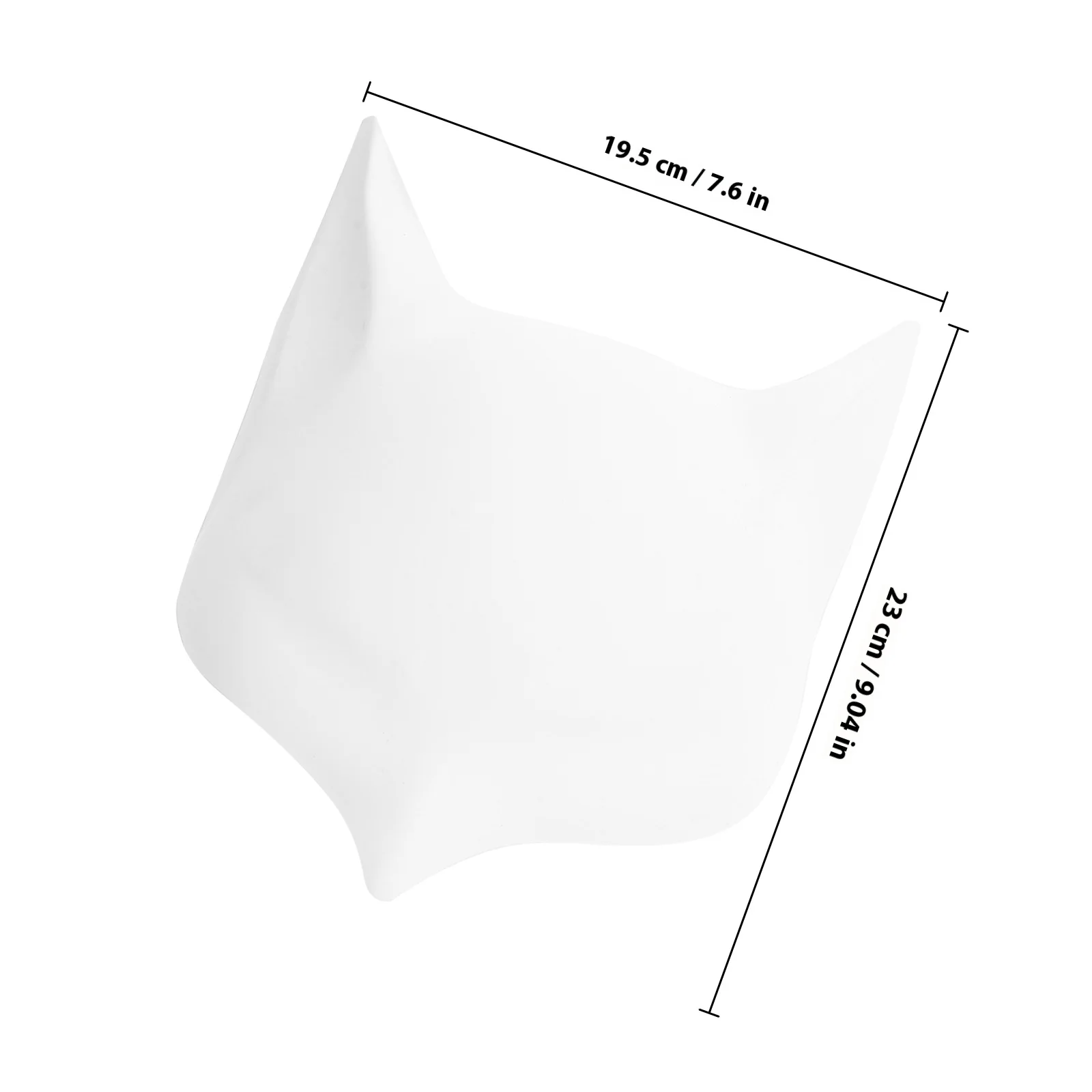 4 Stück leere Fuchsmaske, unbemalt, PVC-Tiermaske für DIY-Malerei, Maskerade, Kostüm, Party, Abschlussball, Bühnenaufführung, Frauen