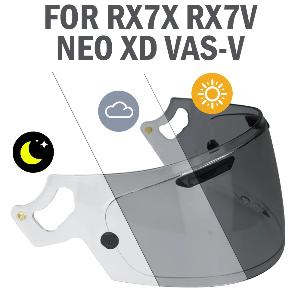 Photochromic Visor Shield for ARAI SIGNET-X CHASER-X QUANTIC PROFILE-V CONCEPT-X CONTOUR-X REGENT-X VECTOR-X DEFIANT-X QV-Pro