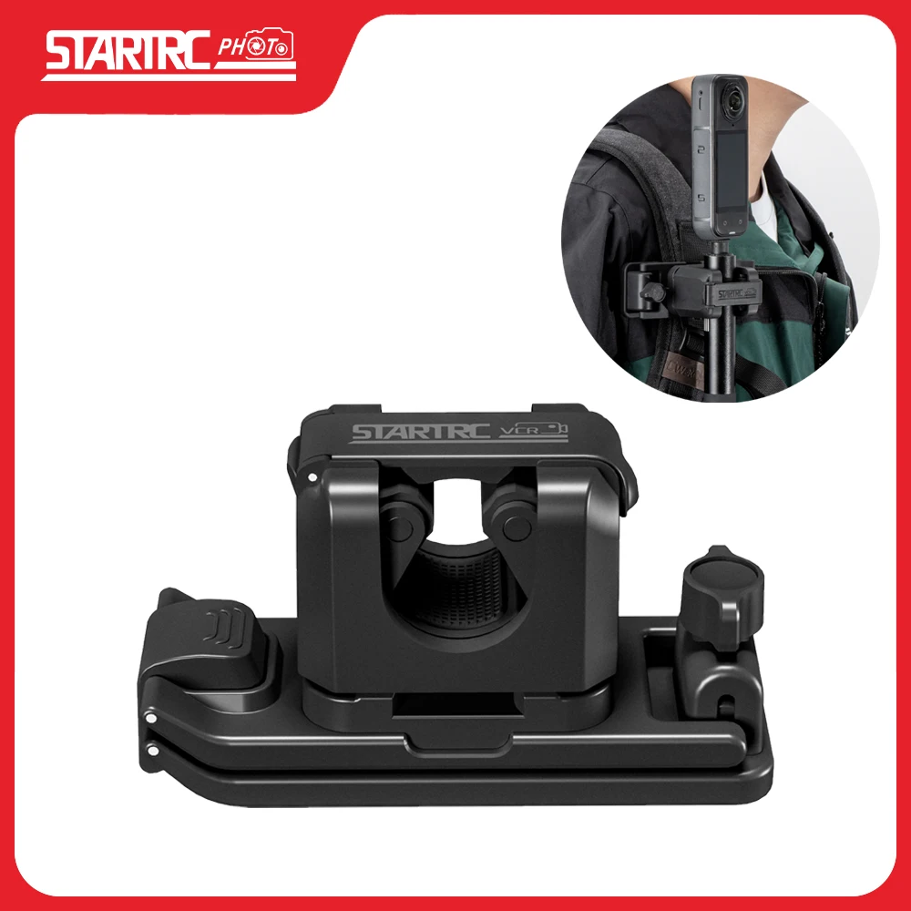 

Крепление-держатель для селфи-палки на ремень рюкзака для Insta360 X5 X4 Air Go Ultra ACE Pro 2, регулируемое, быстросъемное