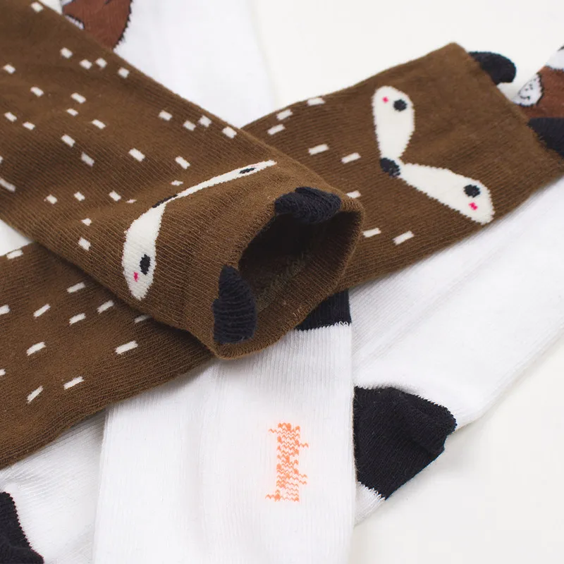 Baby Floor Socks Fall Indoor Full Sole Newborn Socks Rubber Non-Slip Cute Cartoon Baby Toddler Tube Socks