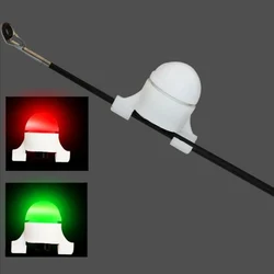 Alarma de mordedura de pesca con luz LED, alerta de mordida nocturna, Clip de punta de caña de pescar, alarma de mordida de pescado, alarma de golpe, alarma de brillo
