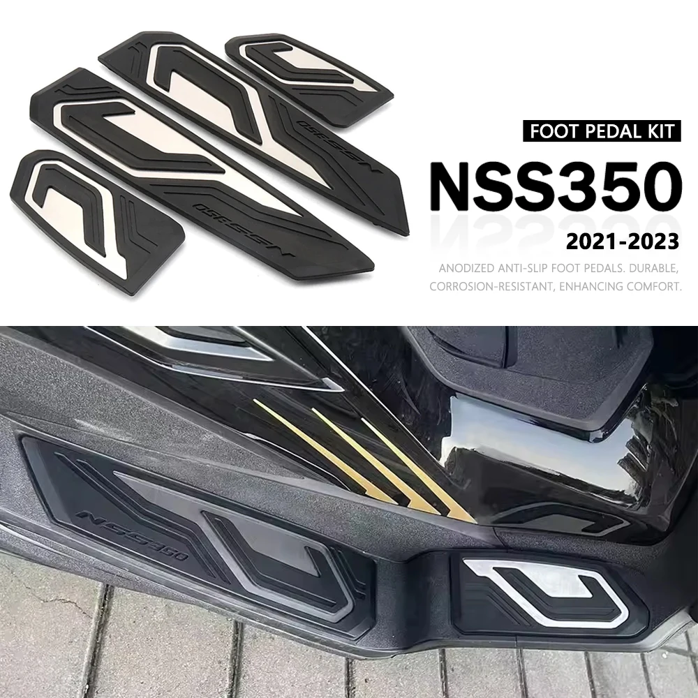 

Motorcycle Accessories Front Rear Footpegs For Honda Nss350 Nss 350 NSS350 NSS 350 2021 2022 2023 Highway Driver Foot Pegs