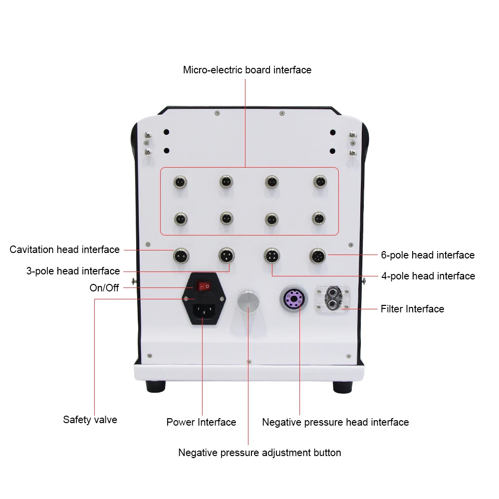 6 في 1 80K بالموجات فوق الصوتية تشكيل الجسم أداة رفع الوجه فراغ تردد الراديو آلة الجسم التخسيس تدليك أداة العناية بالبشرة #2