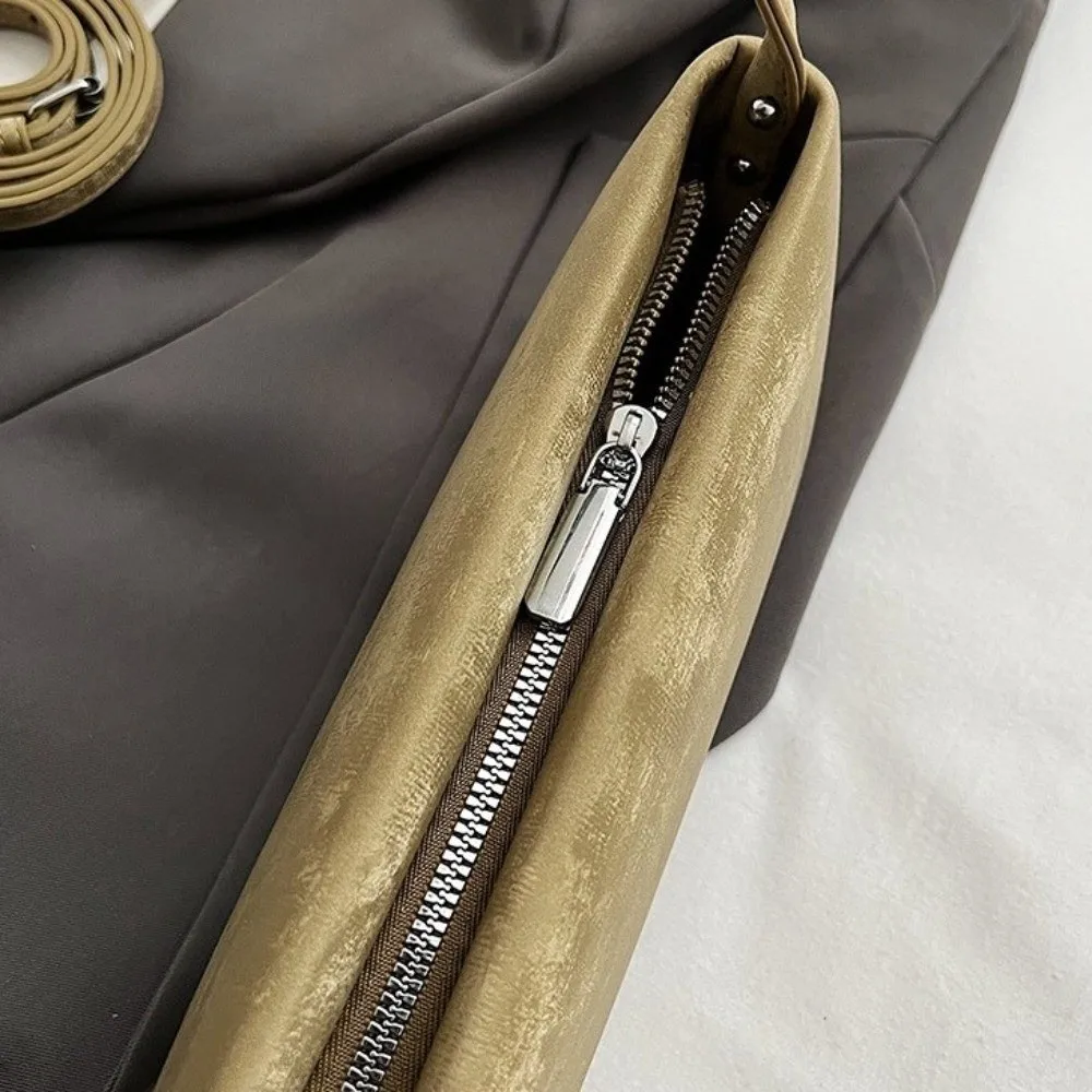 Gift Small Size Trendy Shoulder Bag Square Shape Minimalist Crossbody Bag Casual Underarm Design PU Leather Bag Travel