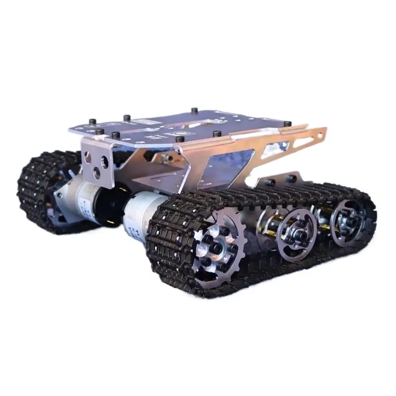 Tank Chassis Intelligent Car Robot Chassis with Motor Track Car Tank for Arduino Robot DIY Kit Programming Robot Starter Kit