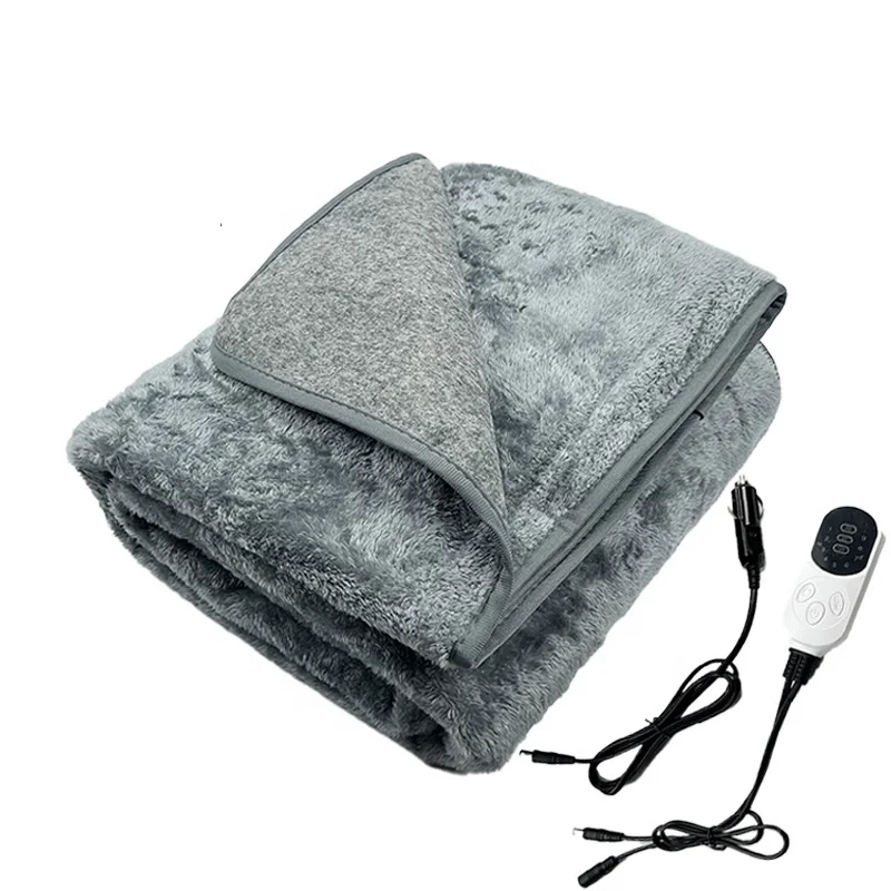 Isqueiro do carro dc cobertor aquecido para veículos de acampamento 12v colchão elétrico almofada escritório perna capa motorhome cobertor aquecido