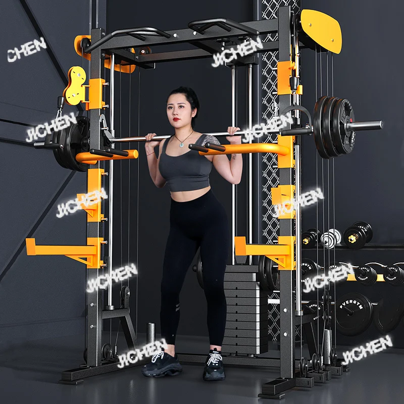 

JCX Comprehensive trainer Commercial bird gantry fitness equipment Household multi-functional squat frame combination