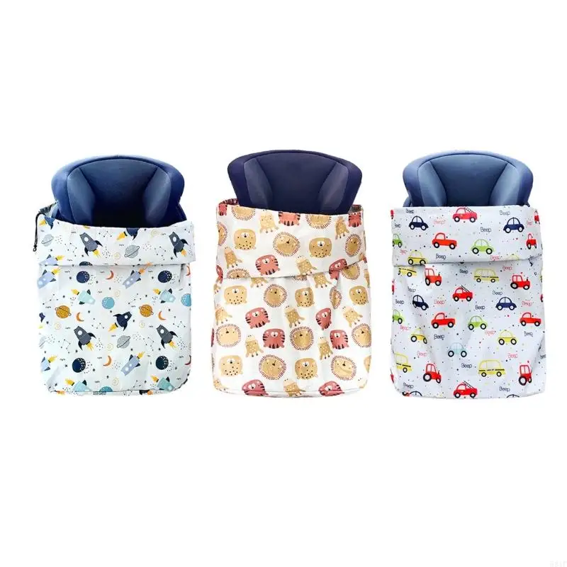 

581F Storage Backpack for Car Baby Carriers Travel Bag Adjustable Shoulder Strap