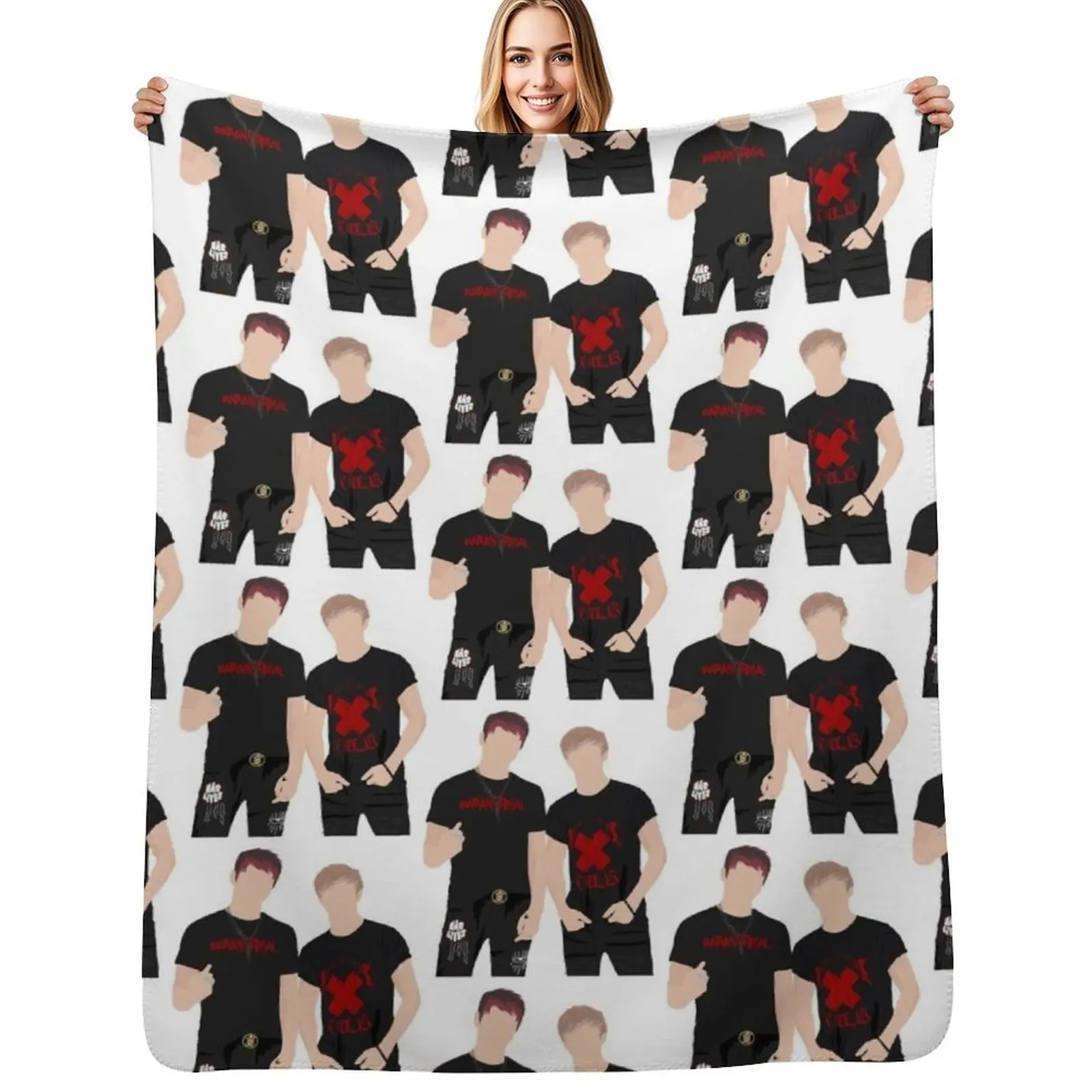 

Sam and Colby Throw Blanket For Sofa Thin Blankets For Bed Bed linens Soft Blankets