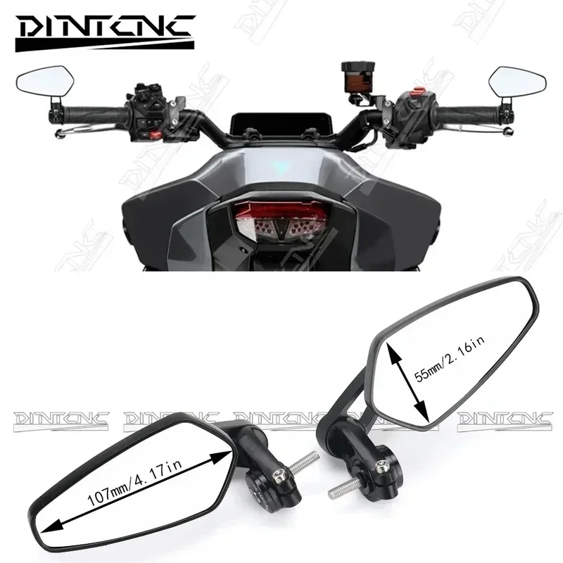 Handlebar End Mirror For YAMAHA MT09 MT09SP 2024 25 FZ09 MT-09 SP 2023 2022 2021 Left Right Side Rotation Motorcycle Accessories