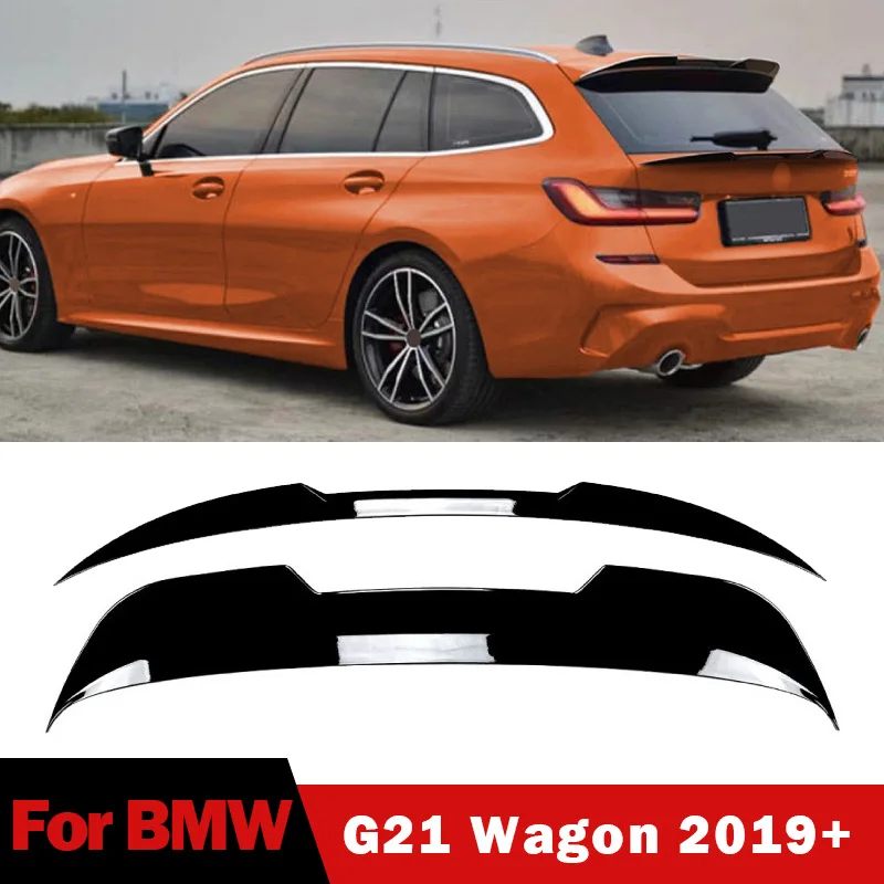 

For BMW 3 Series G21 Wagon 2019+ Rear Window Roof Spoiler Top Lip Trim Modified Middle Wing Exterior Auto Parts Decoration