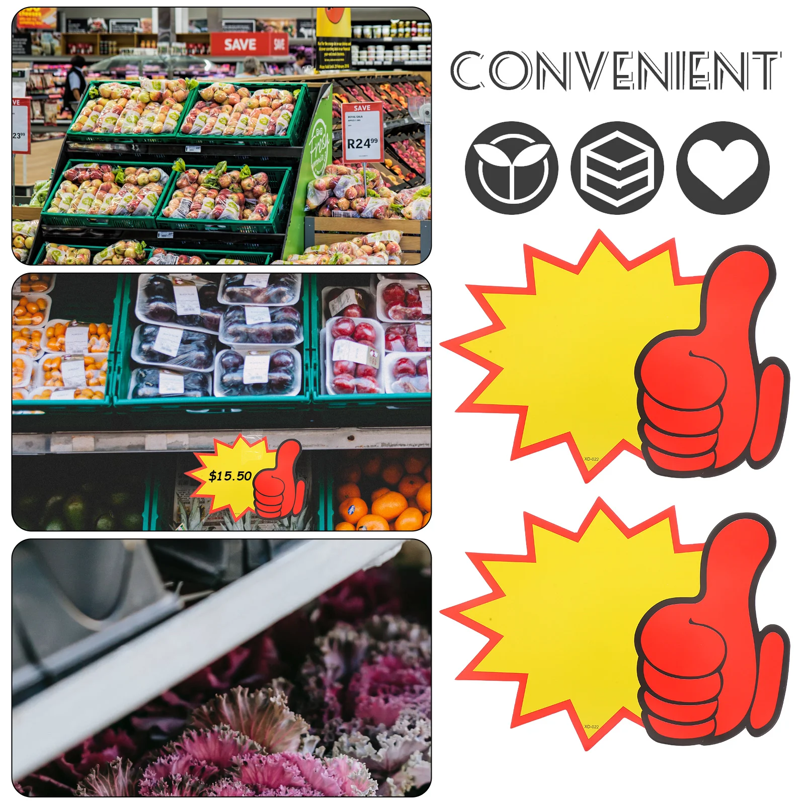 100 Buah Label Harga Label Harga Kertas Tanda Toko Penjualan Penjualan Eceran