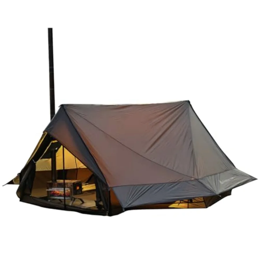 Hot Tent with Stove Jack 4 Season Waterproof Windproof Shelt
