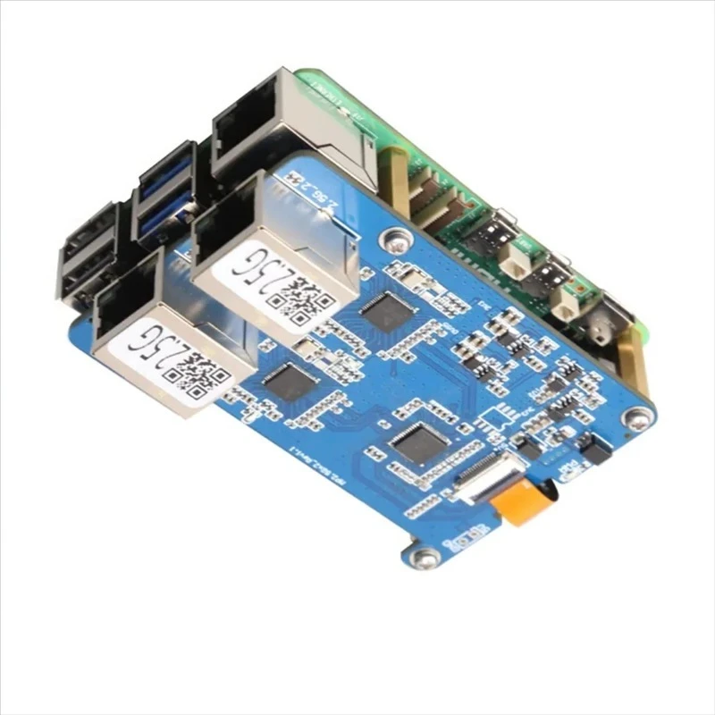 

MP2.5GD для Raspberry Pi 5 — плата расширения Dual 2.5G Ethernet PCIe