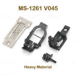 JUKI MS-1261-B MS-1260 Gauge Set 3-Needle Double Chainstitch Crank Arm Needle PlateFeed-Dog Presser Foot Needle Clamp Kit