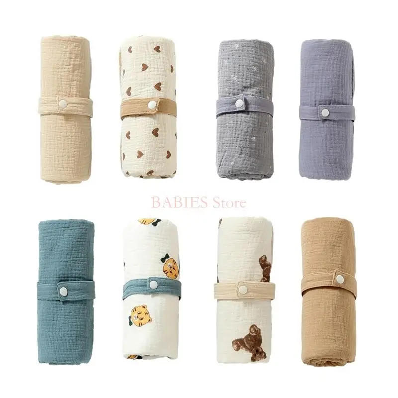 2pcs Diapering Sheet Protector Strong Absorbent Sheet Bed Pad Cotton Change Pad Infant Breathable Diaper Changing Pad