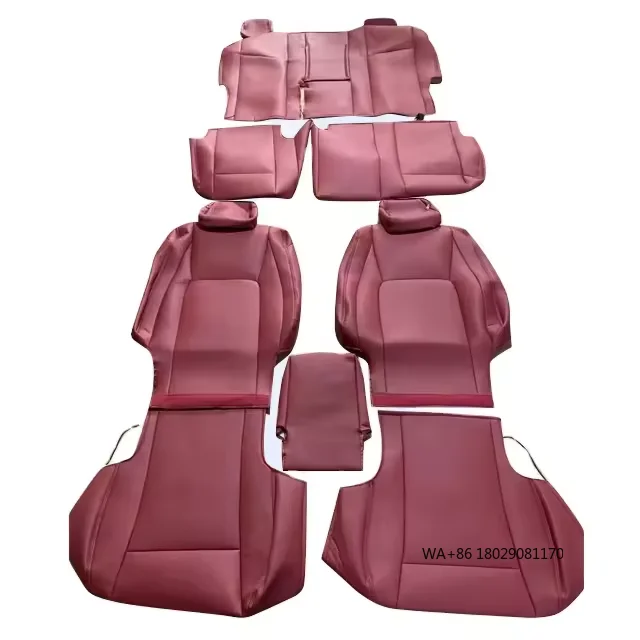 

YLA Factory Custom All Season Fabric Materials Car Accessories Well Fit Full Set Car Seat Cover for Hilux Revo Vigo