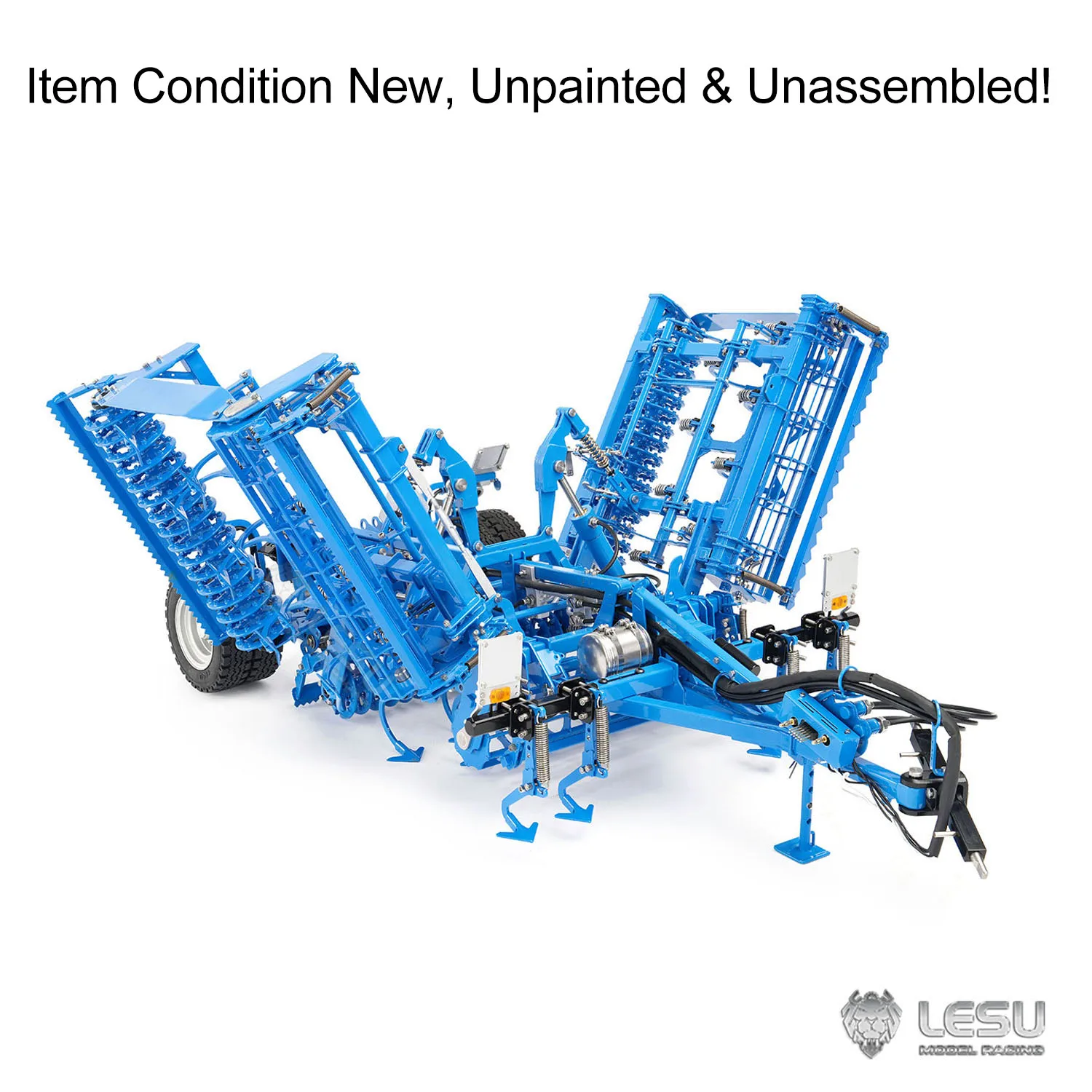 K500 KIT Metal Seedbed Pre-sowing Soil Machine Planter Spare Part for 1/14 LESU RC Tractor AOUE 1050 Hydraulic Agricultural Car