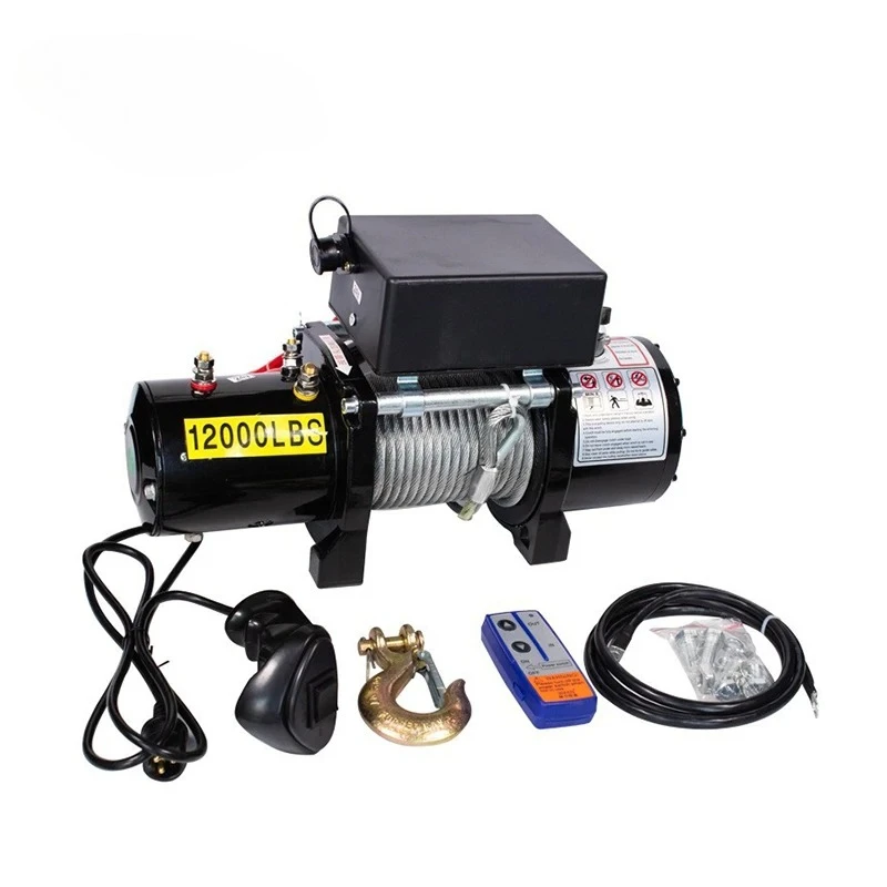 

Electric Winch 6000LBS Remote Control for Off-Road Vehicle Recovery,Pulling Rescue Winch