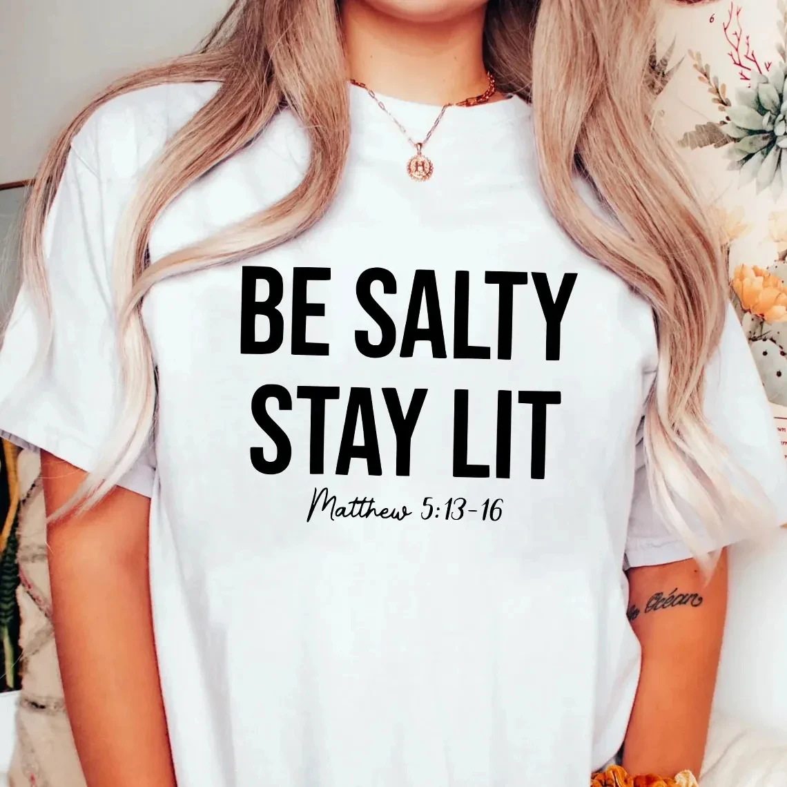 2026 Summer New Be Salty And Stay Lit Men's T-Shirt Fashion…