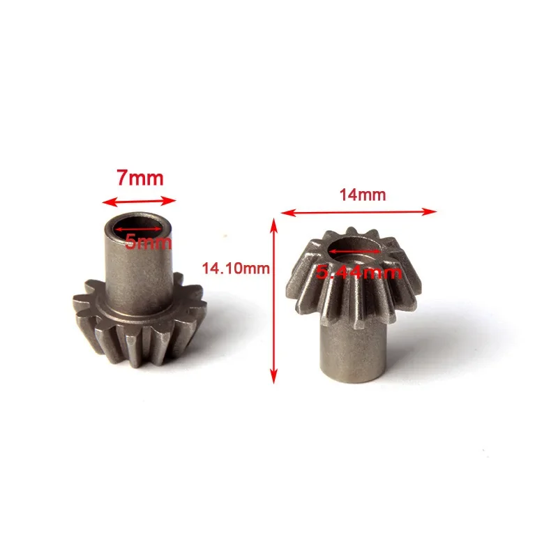 Upgrade Metal Gear 30T 24T 12T Differential Driving Gears 0011/0012/0013/0014 for Wltoys 12428 12429 RC Car Spare Parts