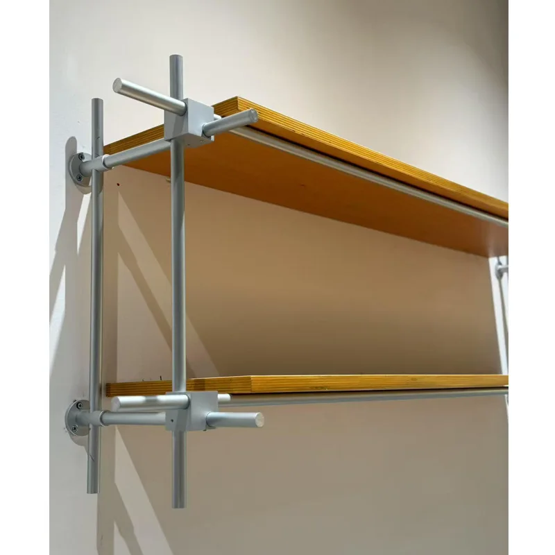 Simple optical axis marine panel wall wall hanging frame multi-layer storage rack household bookshelf