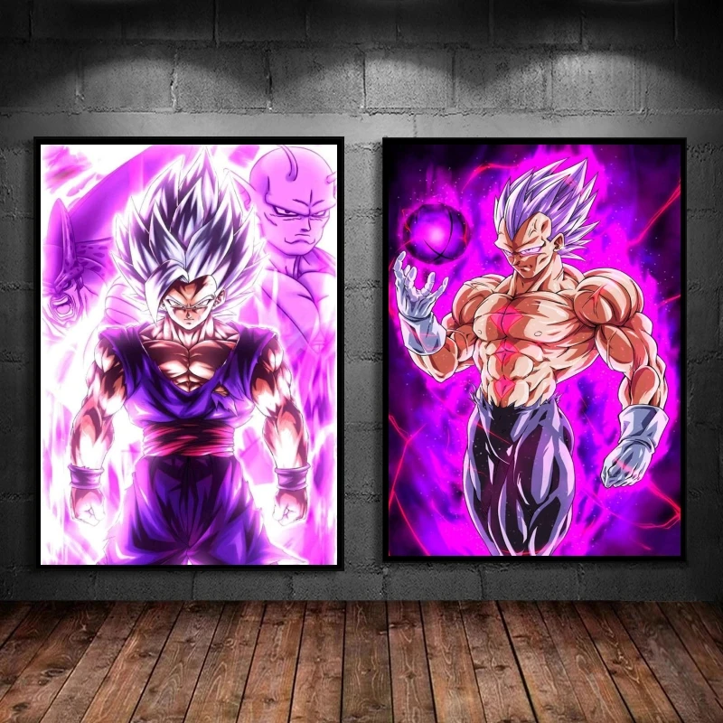 

Print On Canvas Seven Dragon Ball Sun Wukong Poster Home Kid Action Figures Wall Art Birthday Gifts Picture Living Room