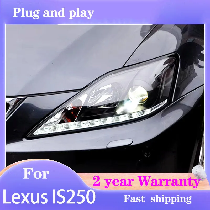 

Car Styling for Lexus IS250 Headlights 2006-2009 IS300 Head Lamp IS350 RL Turn Signal Low High Beam Projector Lens