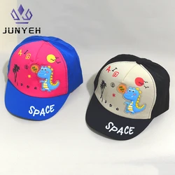 Cartoon Dinosaur Baby Hat Baseball Cap Soft Corduroy Boy Girl Bonnet Hat Adjustable Outdoor Children Cap For Kids 2-6 Years