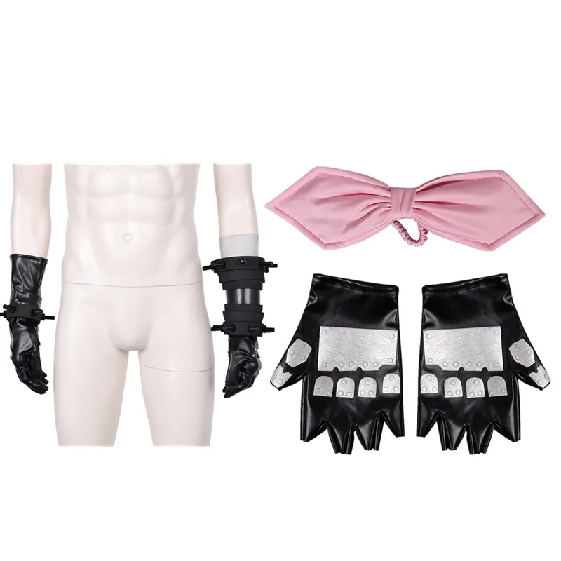 

Фэнтези Тифа Локхарт, перчатки для косплея, браслет в форме облака, браслет с бантом, повязка на голову на Хэллоуин, карнавальный костюм, аксессуары, подарок