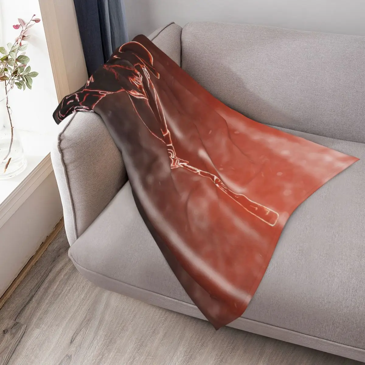 جورج سبرينغر توهج الفني رمي بطانية زينة عيد الميلاد أنعم البطانيات للسرير الدافئ لبطانيات الشتاء #3