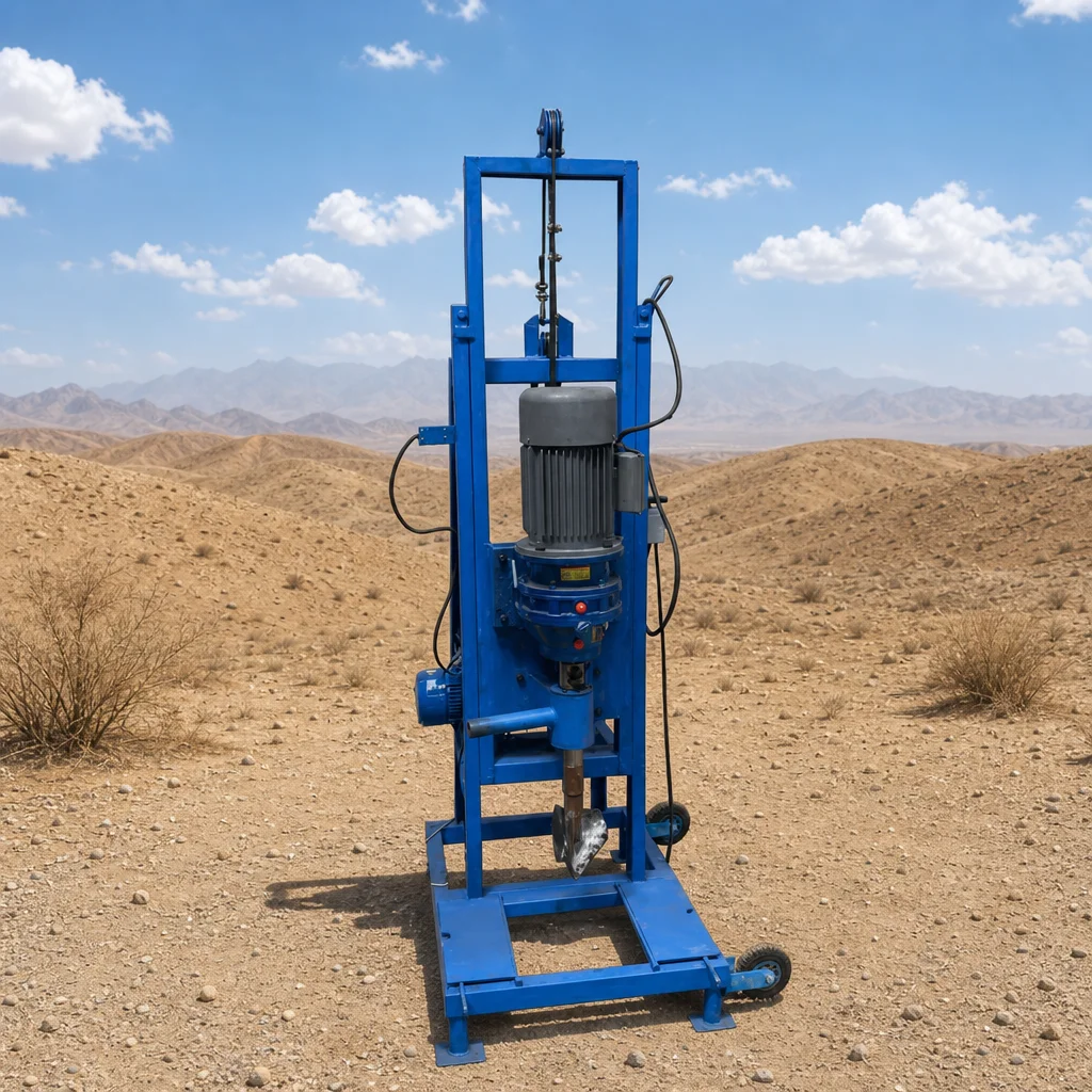 Customized Up To 100m Depth Hydraulic Driven Household Type Water Well Drilling Rig Less Maintenance for Small Farm Water Wells
