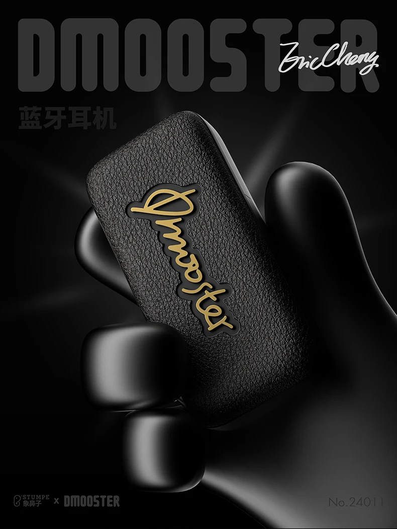 DMOOSTER D73 OWS ENC+DSP Earless Wireless Bluetooth APP Intelligent Connection Waterproof Earphones Dual Mic Noise Reduction