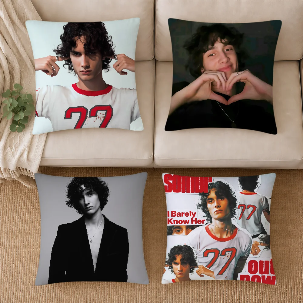 Singer Sombr American Pink Cushion Cover Soft Pillowcase Double Sided Sofa Home Living Room Decor Bed Hogar Pillowcover Gift