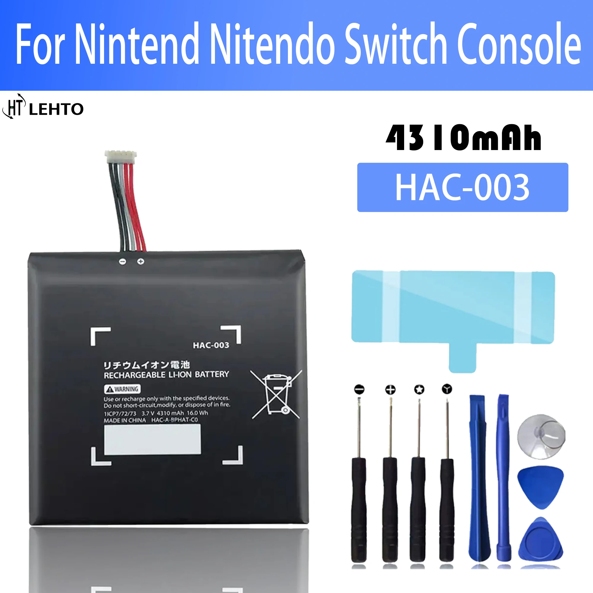 

HAC-003 Battery Replacement Repair for Nintend Nitendo Switch Console Original Capacity Rechargeable Batteries