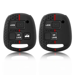 Silicone Car Key Case Cover For Toyota Land Crusier FJ Cruiser For Lexus ES GS LS IS RX SC LX RX400h ES330 RX330 GS300 GS430
