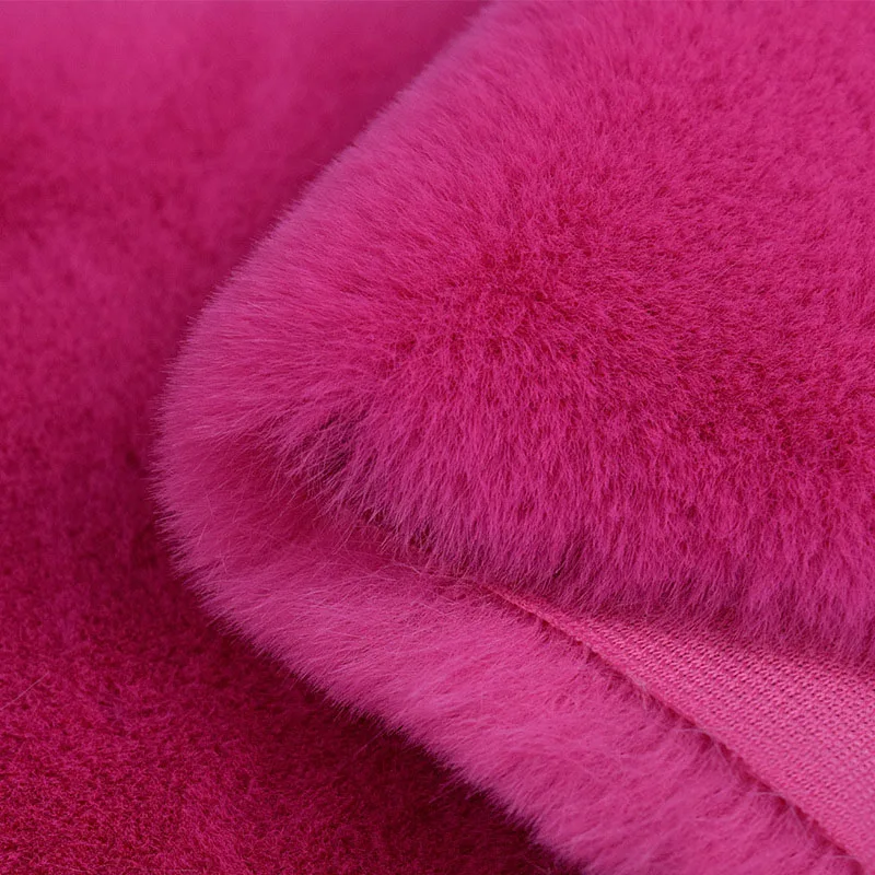 

20mm Imitate Rabbit Fur Plush Clothing Fabric Thickened Polyester Artificial Wool Doll Cotton Doll Material Decorative Padding