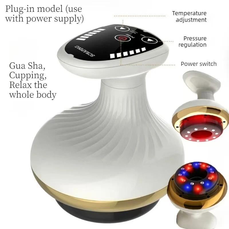 Anti-Cellulite Massager, Electric Suction Cup Scraping Massager, Suction Cup Massager For Pain Relief And Gua Sha