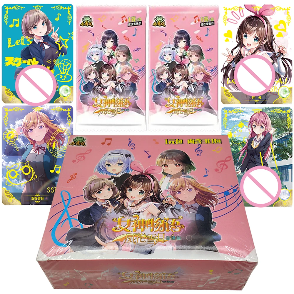 

Goddess Story Collection Card Popular Anime High Quality Peripheral Cute and Charming Anime Star Girl Exquisite Card Gifts Toys